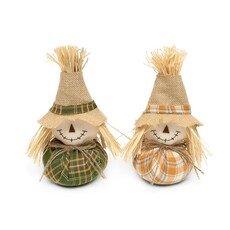 Meravic Large Smiley Scarecrow Gnome