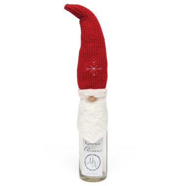 Meravic SWEDE GNOME BOTTLE TOPPER RED WITH WIRED SWEATER HAT  R8733