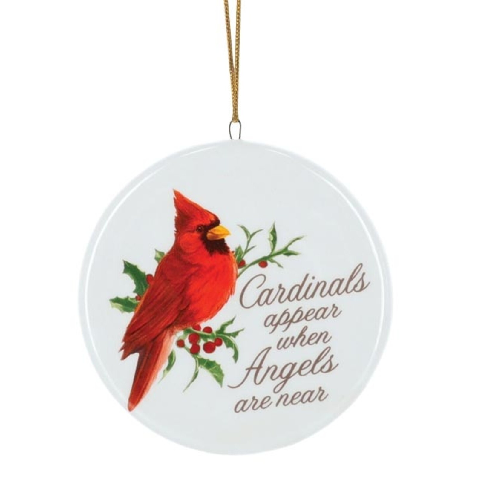 Burton + Burton Ornament Cardinals/Angel     2044202 loading=