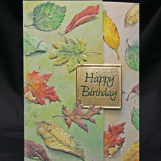 Carol Wilson Fine Arts Fall Happy Birthday Card