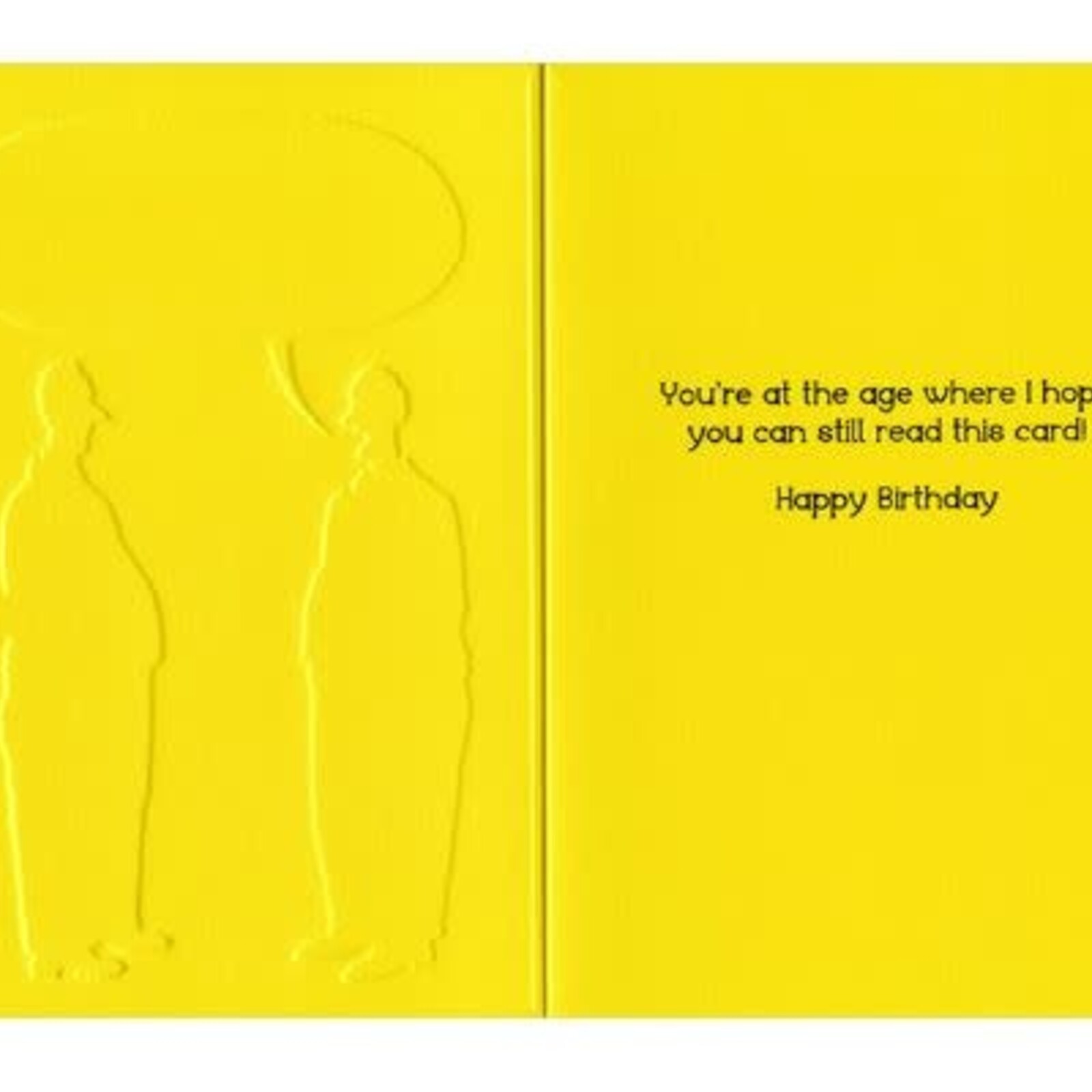 Old Age Happy Birthday Card loading=