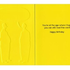 Old Age Happy Birthday Card