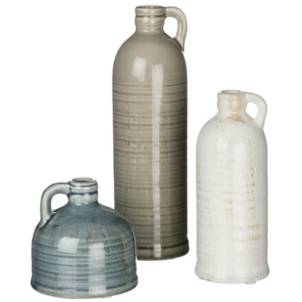 Sullivans 10'' Sage Green Ceramic Vase