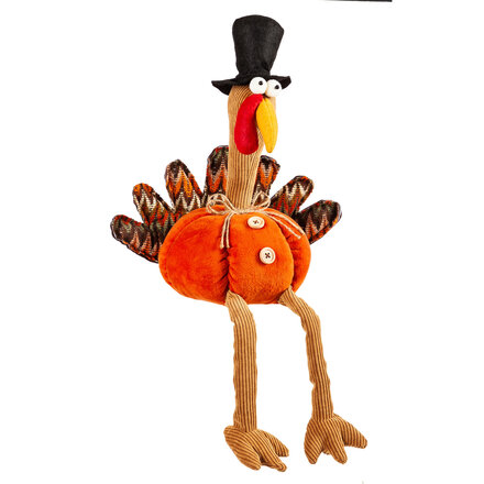 Evergreen Enterprises Plush Turkey Table Décor  8TAN131