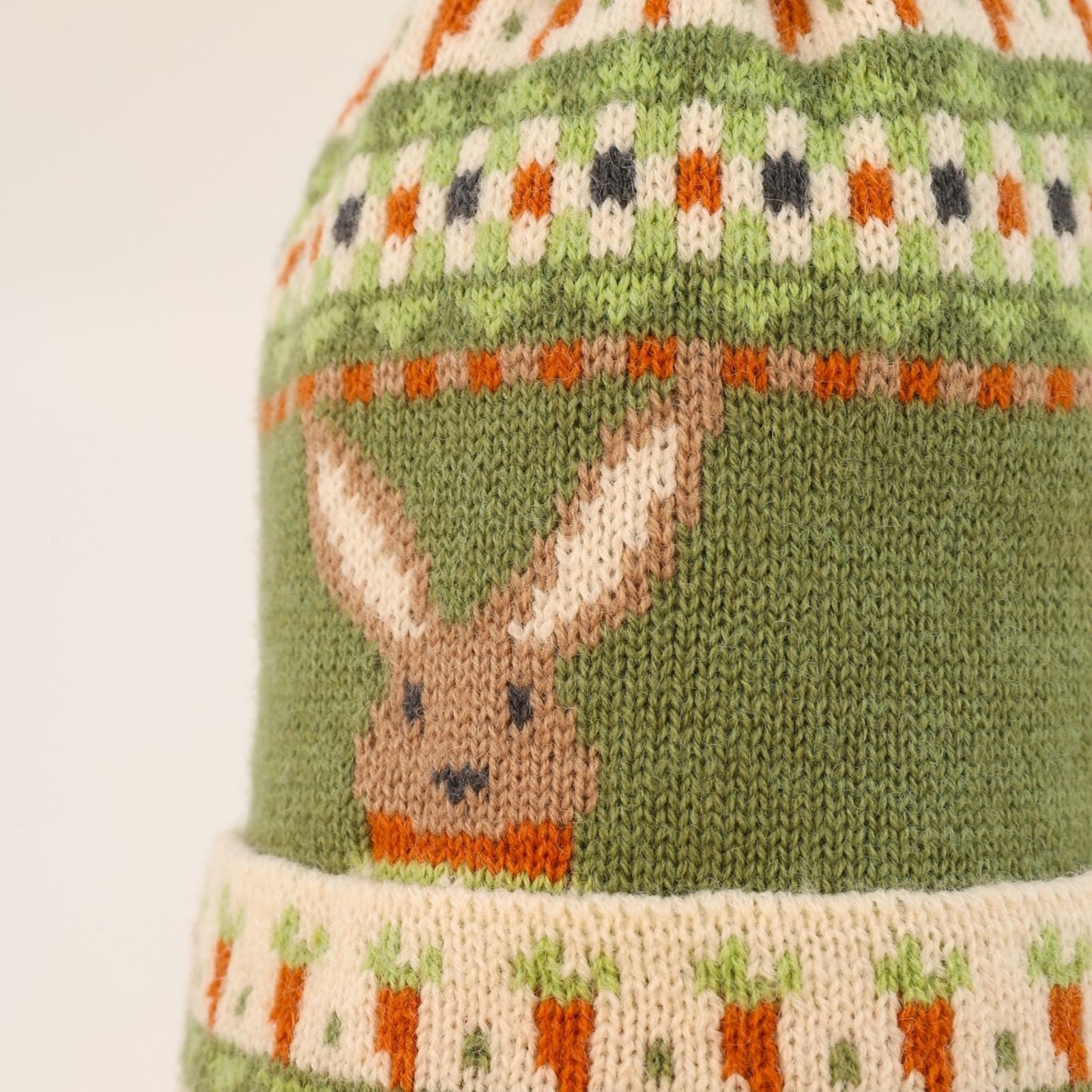Kids Knitted Hat-Bunny/Carrot  COS97 loading=