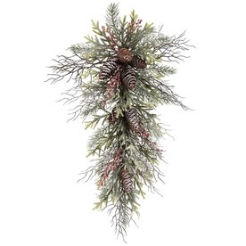 Meravic ROCKY MOUNTAIN BOUGH WITH RED BERRIES, MICA V5468