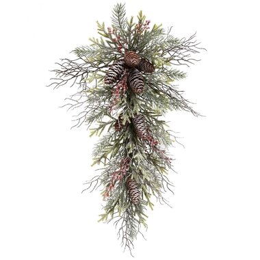 Meravic ROCKY MOUNTAIN BOUGH WITH RED BERRIES, MICA V5468