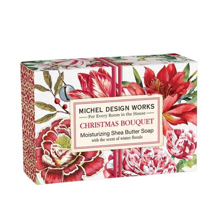 Michel Design Works Christmas Bouquet Boxed Single Soap  SOAX361