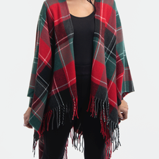 Simply Noelle Holiday Plaid Wrap   WRP9003