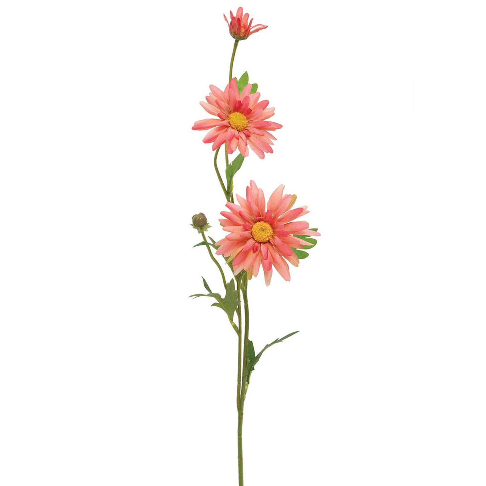Meravic DANCING DAISY SPRAY 5"X23" CORAL  M1413 CO loading=