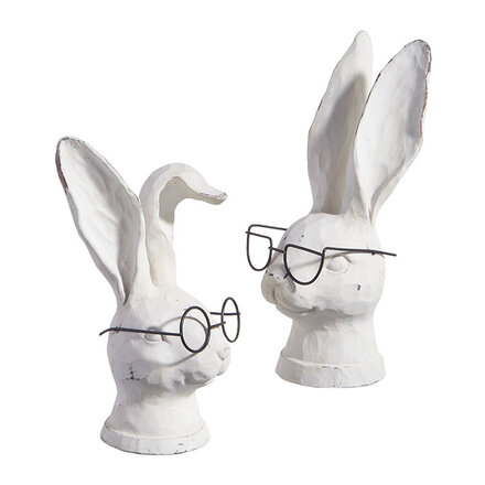 RAZ Imports Inc. 7.25"  RABBIT WITH GLASSES  4311109S