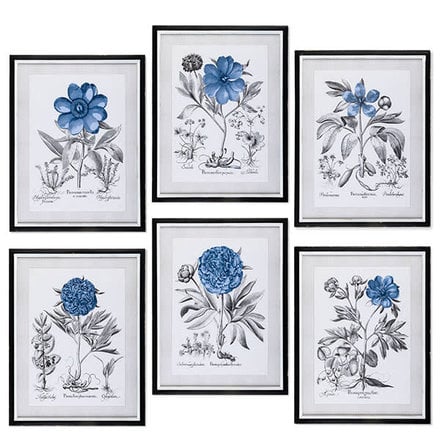 Gerson Framed Botanical Floral Print Wall Art   95735