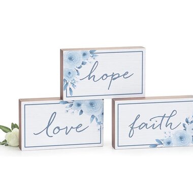 Burton + Burton FAITH HOPE LOVE SHELF SITTER   9744375