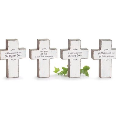 Burton + Burton SMALL DISTRESSED CROSSES WITH MESSAGES  9743867