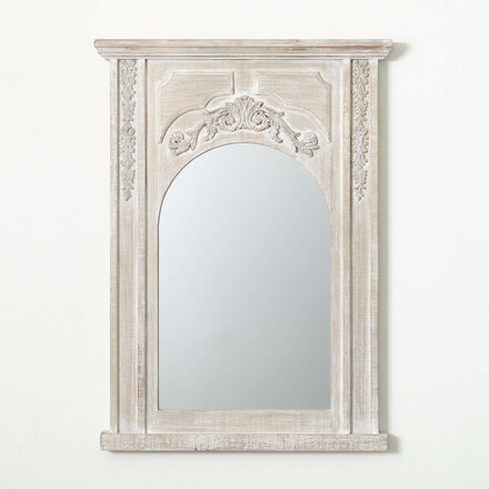 Sullivans TALL FRENCH CARVED WOOD MIRROR  24.75"L x2.5"W x34.25"  MIR185