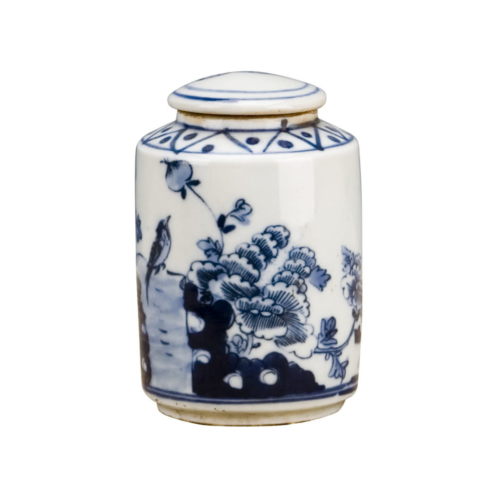 Danny's Fine Porcelain Small Tea Jar Blue And White   50495 loading=