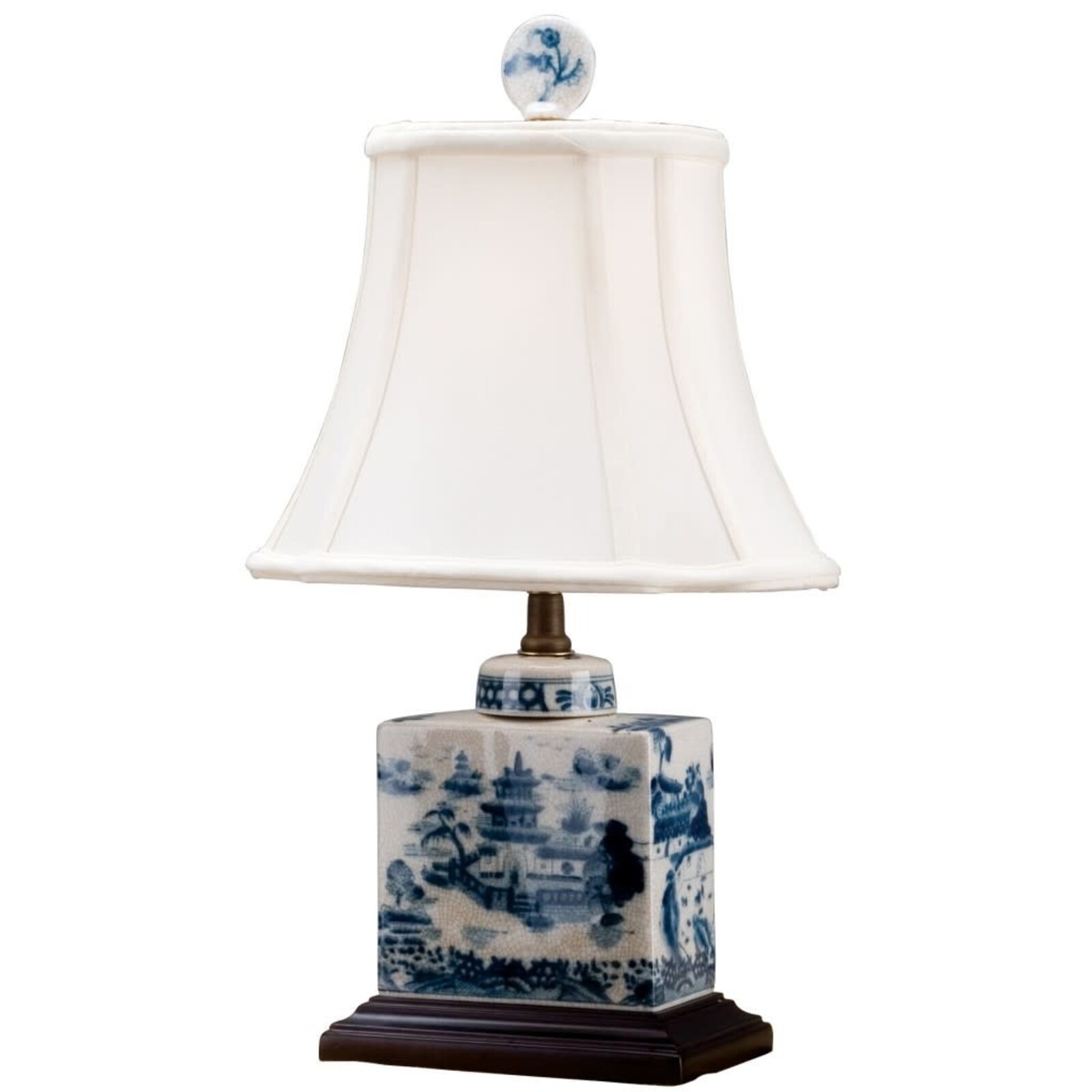 Danny's Fine Porcelain Blue And White Elephant Vase Lamp     50830-L loading=