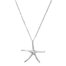 Periwinkle by Barlow Necklace-Classic Silver Starfish   8151112
