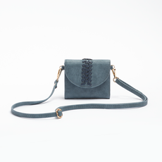 Simply Noelle Braided Crossbody Wallet Bag