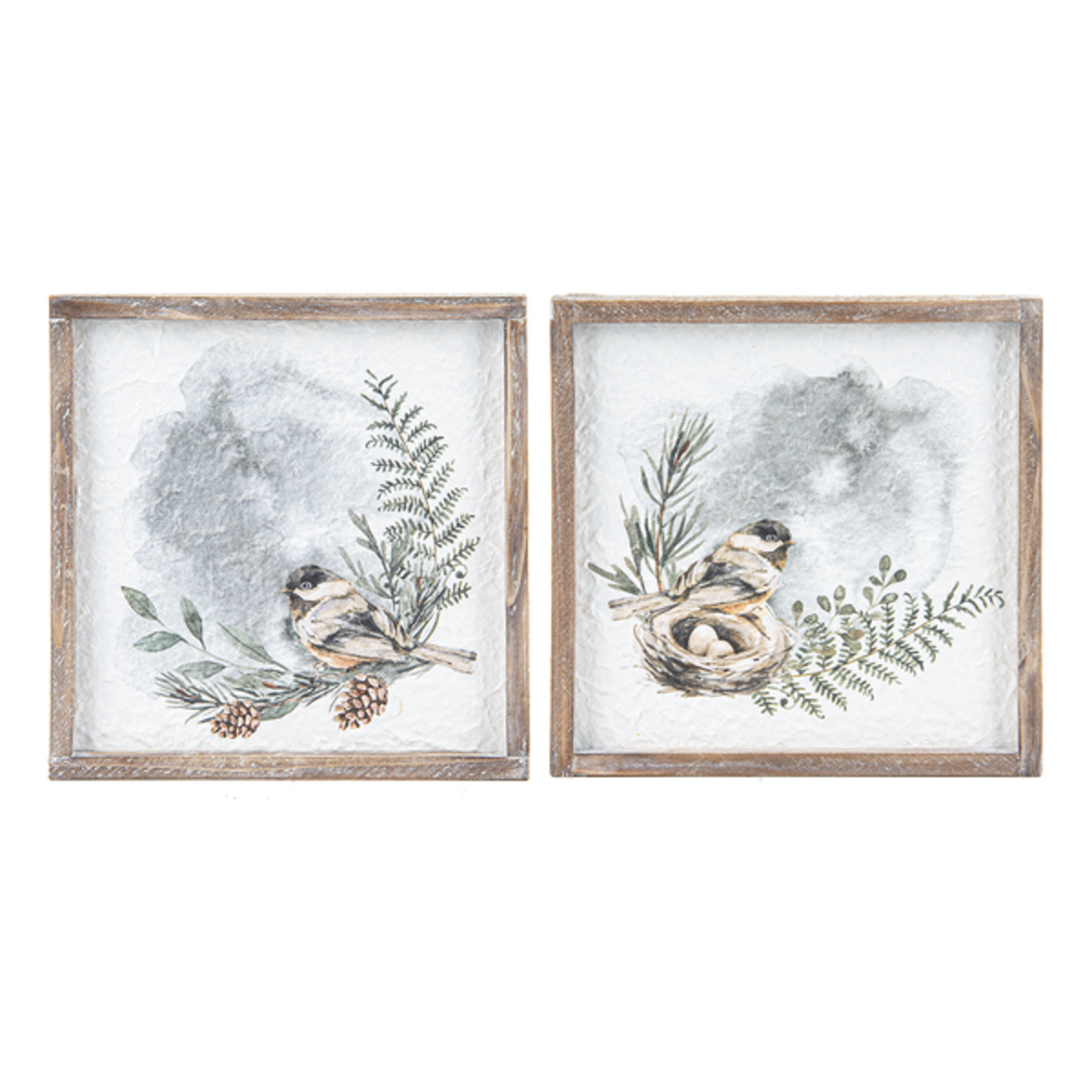 Ganz Framed Nest & Bird Wall Decor   CB175760 loading=