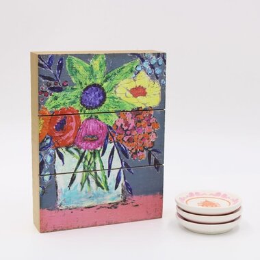 Trade Cie Floral in Glass Vase Box Sign ©Tawnya Norton  TN2030