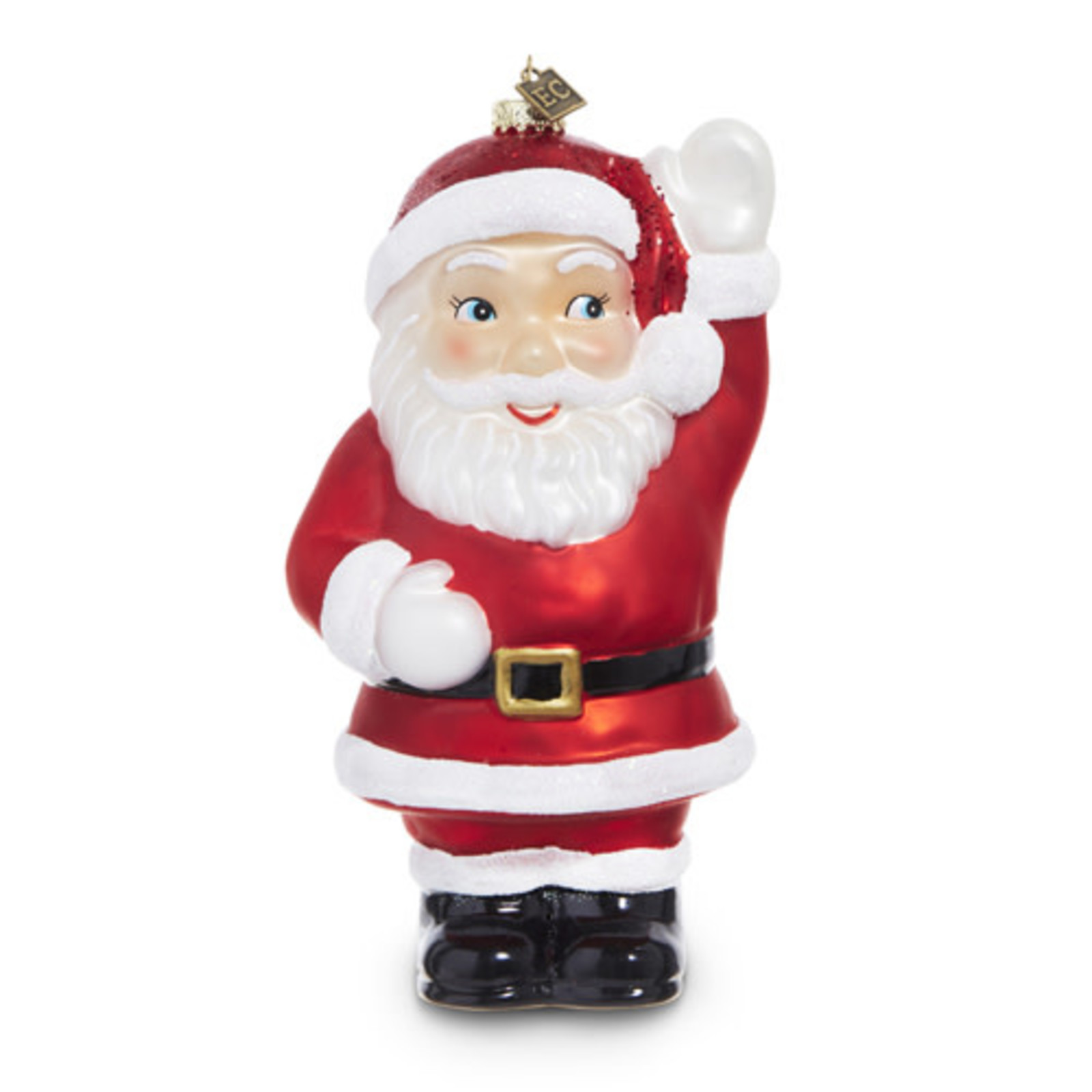 RAZ Imports Inc. 3.5" WAVING SANTA BLOW MOLD ORN  4353153 loading=