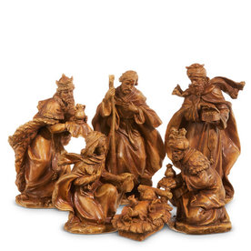 RAZ Imports Inc. 8.25" MATTE BRONZE NATIVITY (set of 6)  4311348