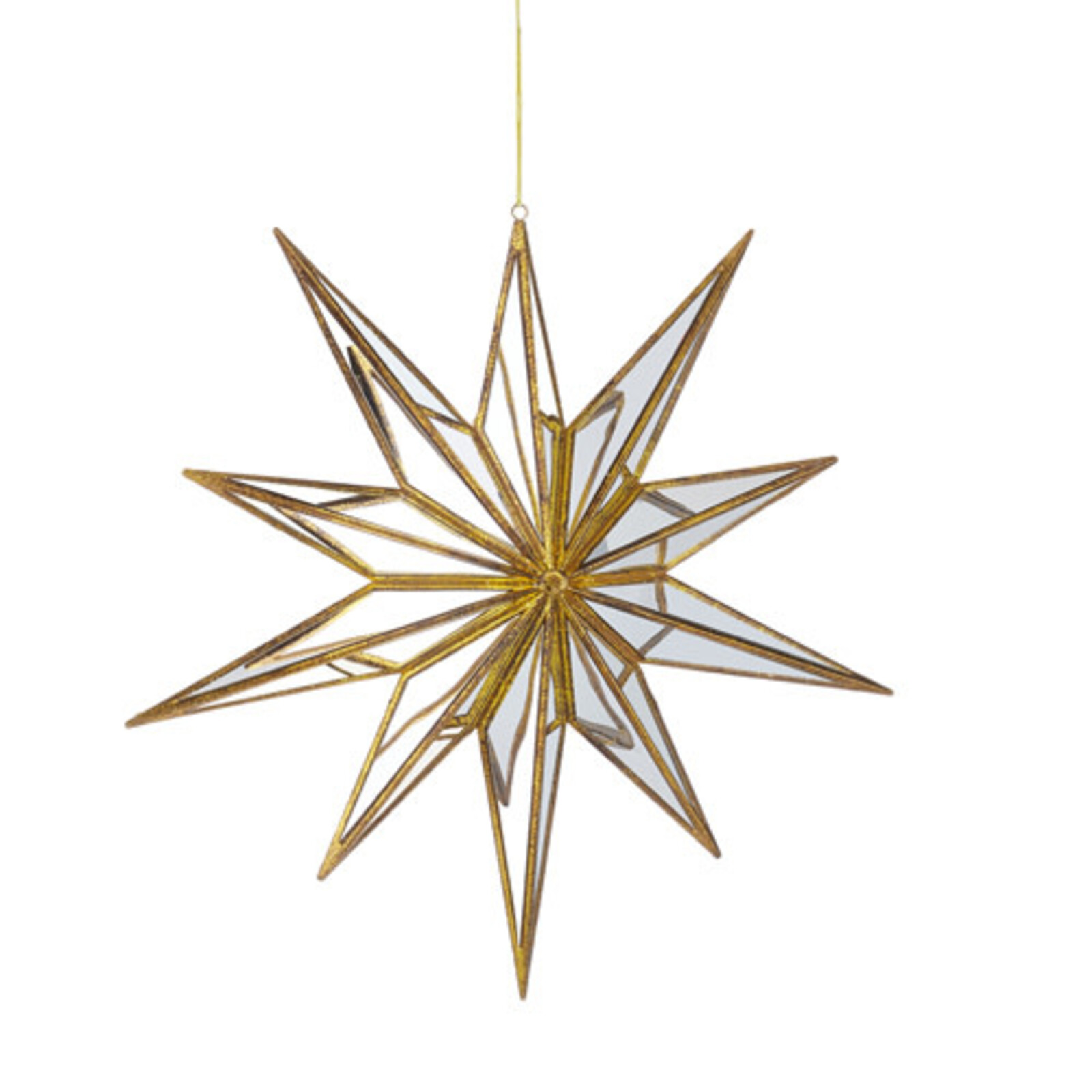 RAZ Imports Inc. 15" MIRRORED STAR ORNAMENT     4116140 loading=