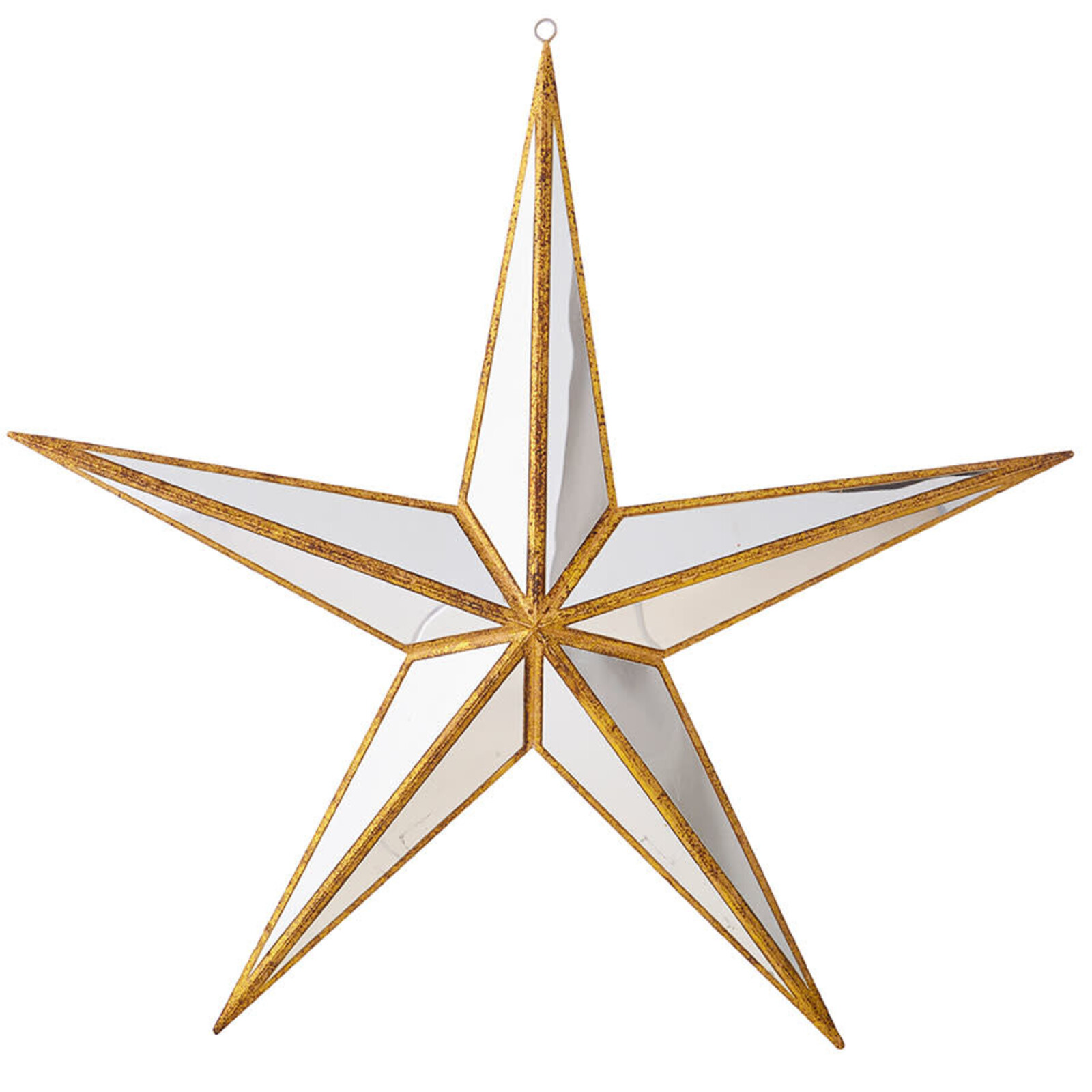 RAZ Imports Inc. 15" MIRRORED STAR ORNAMENT  4016149 loading=