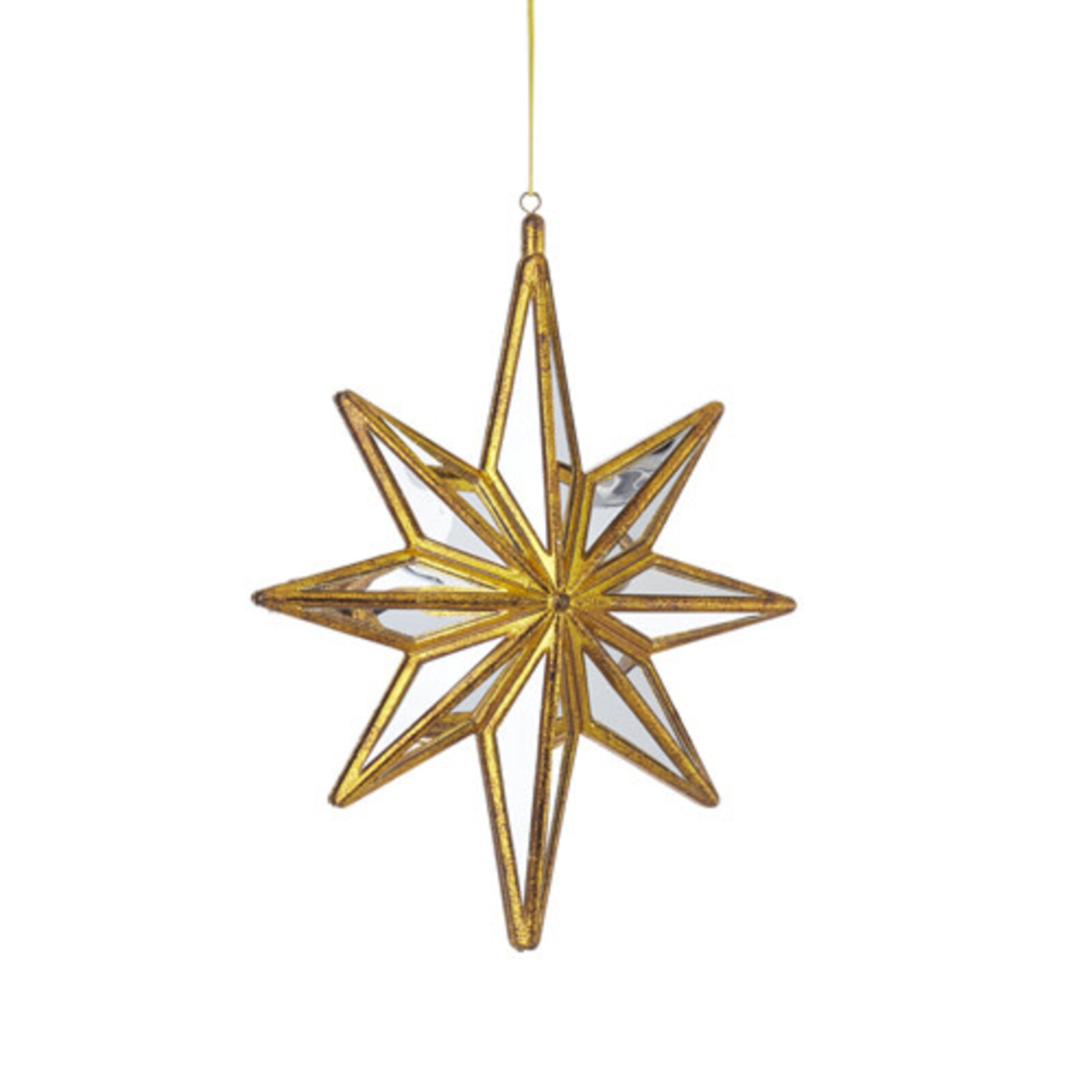 RAZ Imports Inc. 10.5" MIRRORED STAR ORNAMENT   4116260 loading=