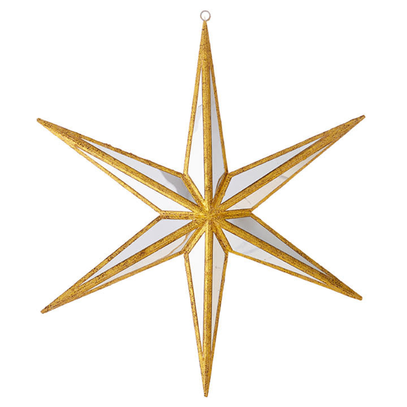 RAZ Imports Inc. 12" MIRRORED STAR ORNAMENT   4016252 loading=