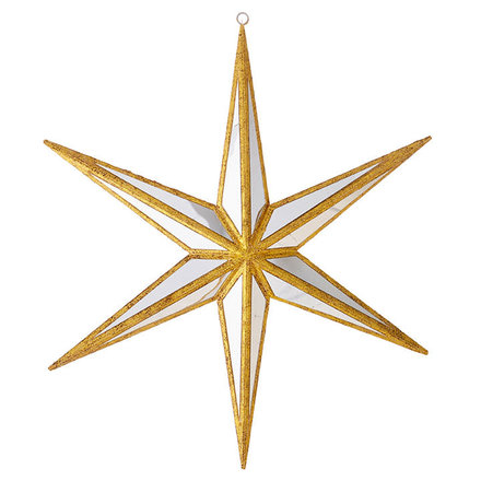 RAZ Imports Inc. 12" MIRRORED STAR ORNAMENT   4016252