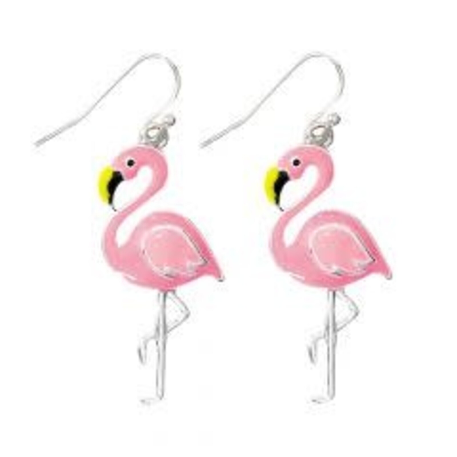 Periwinkle by Barlow Earrings-Bright Pink Flamingos  8106339 loading=