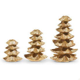 RAZ Imports Inc. GOLD TREE CANDLE STICKS  Small  4327997S