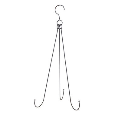 RAZ Imports Inc. 29.5" DISTRESSED BLACK WREATH HANGER  X4128871