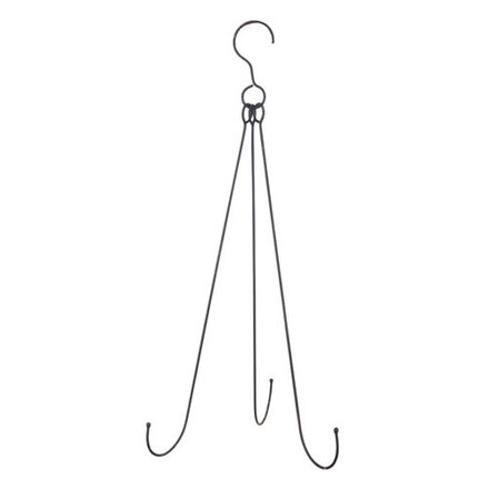 RAZ Imports Inc. 29.5" DISTRESSED BLACK WREATH HANGER  X4128871