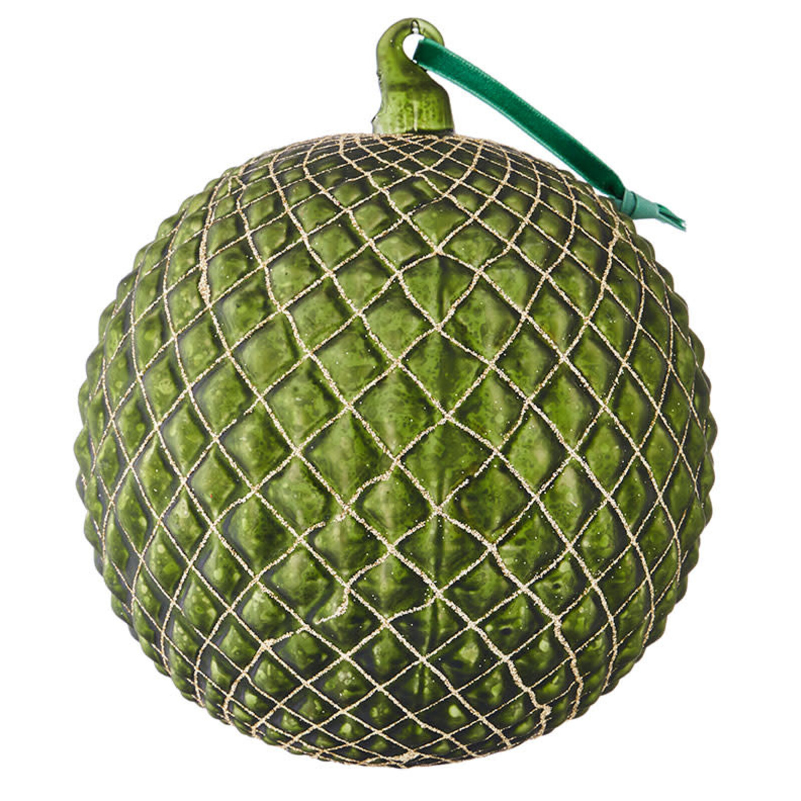 RAZ Imports Inc. 6" QUILTED BALL ORNAMENT   4022885 loading=