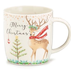 Burton + Burton 12 OZ HAPPY CHRISTMAS DEER MUG   9746180