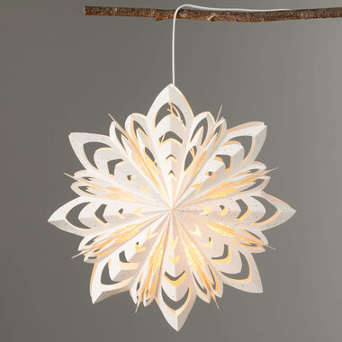 Sullivans LARGE HANGING PAPER SNOWFLAKE      PN3948