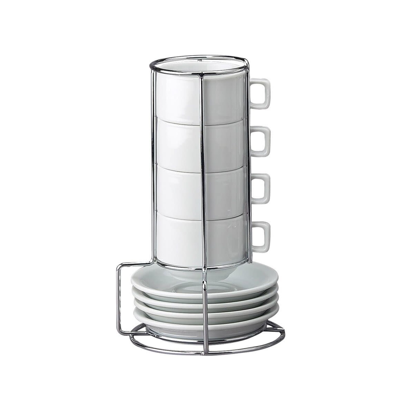 Harold Import Company Kitchen Stackable Espresso Mug Set   NT313 loading=