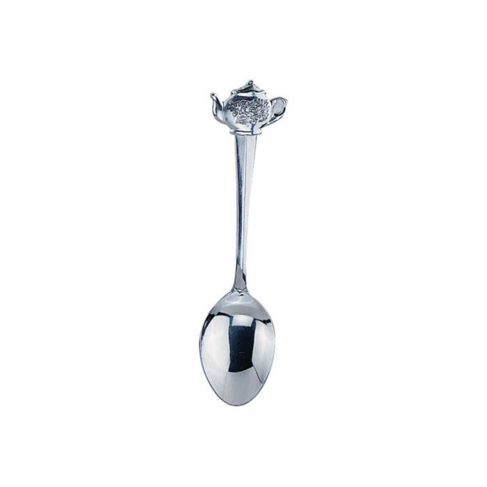 Harold Import Company Fino Demi Spoon Teapot Design (Silver)   666S loading=