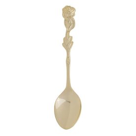 Harold Import Company Fino Demi Spoon, Rose Design Gold Plated GD-9