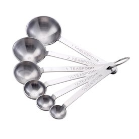 Harold Import Company Mrs. Anderson's Baking Measuring Spoons, 6 pc set  48012 KITCHEN USE