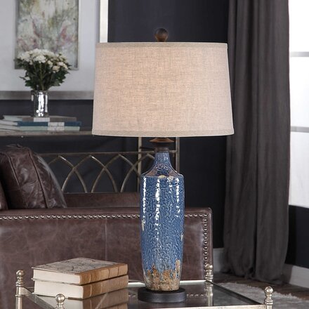 Uttermost Blue Table Lamp    W26026-1