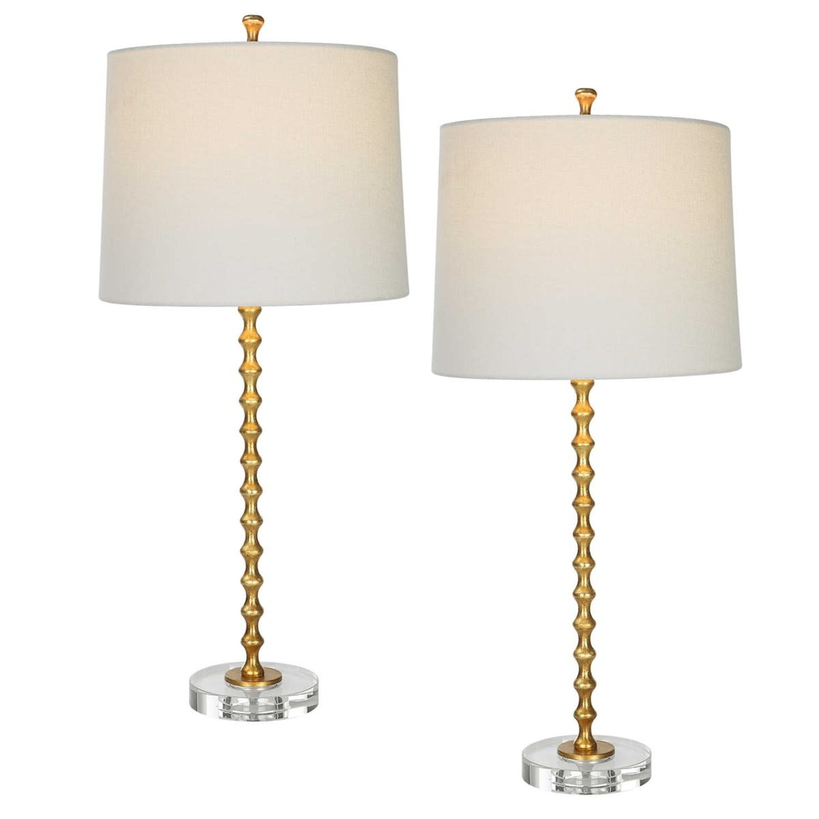 Uttermost Gold Leaf Finish TABLE LAMP    W26101-1 loading=