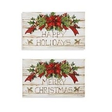 Gerson 11.81" Wood Evergreen Design 2591340