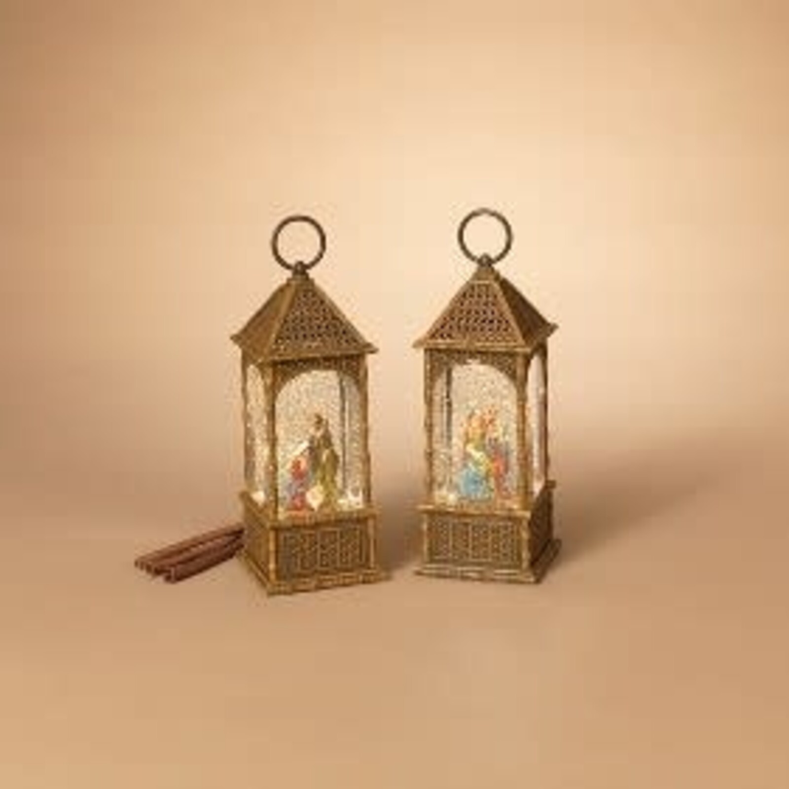 Gerson 11.8" Lighted Nativity Lantern  2693550 loading=