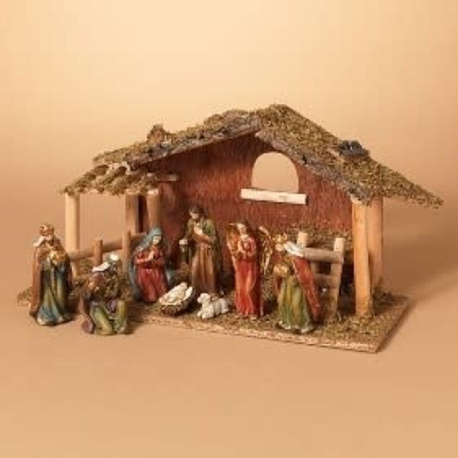 Gerson 9 Pc Resin Nativity Set   2271970 loading=