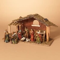 Gerson 9 Pc Resin Nativity Set   2271970