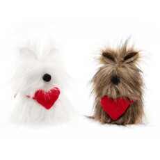 Meravic Gnome Dog with Red Heart 6.5"    T4600